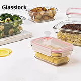 Glasslock饭盒耐热玻璃保鲜盒上班族带饭可微波炉进口便当盒 带气孔1730ml