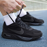 耐克（NIKE）2025款男鞋跑步鞋 夏季新款训练AIR气垫休闲轻便透气运动鞋 【Airmax气垫-黑武士】 43 /275mm