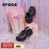 crocs卡骆驰厚底云朵洞洞鞋户外|206750 黑色-001 36/37(230mm) 