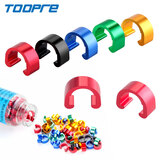 TOOPRE山地自行车变速刹车线管卡扣固定扣油管铝合金C型扣U型过线锁扣子 黑色（单个价）