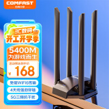 COMFAST CF-975AX免驱动千兆双频5G无线网卡台式机笔记本电脑外置USB接口网络无线WiFi6接收器AX5400