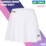 YONEX新款YONEX尤尼克斯yy羽毛球短裙220059女款速干折裙yy短裙裤比赛 YOBC4087CR  白色 L