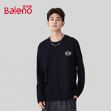 班尼路（Baleno）打底衫男春季春装内搭纯棉青年t恤简约潮流运动吸汗透气衣服上衣