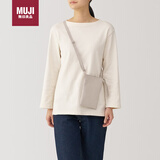 无印良品（MUJI）不易沾水 迷你斜挎包EFC37A5S 浅米色 新款 实用 小包