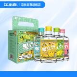 江小白 果立方果汁酒 168ml*4瓶 组合装 蜜桃/白葡萄/柠檬/柚子