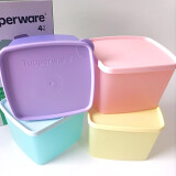 特百惠（Tupperware）冷藏保鲜盒800ml零食干货密封储藏盒套装 800ml彩色 4件套