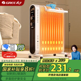 格力（GREE）【速热恒温】取暖器家用电暖器NDY22-X6022对标款油汀取暖器13片低耗电油汀 NDY18-X6121