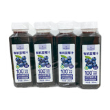 1号会员店hpp有机蓝莓汁 NFC无添加纯果汁果蔬汁水饮品冷饮料260ml*4整箱装