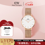 丹尼尔惠灵顿（DanielWellington）DW手表女表 简约女士手表 时尚欧美表送女友情人节礼物DW00100163