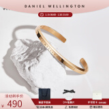 丹尼尔惠灵顿（DanielWellington）dw手镯男女 经典开口情侣手镯时尚饰品 生日新年礼物送女友 玫瑰金小号 DW00400003