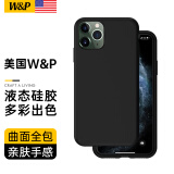 W&P【美国】适用苹果11手机壳iphone11promax保护套亲肤防摔不沾指纹液态硅胶壳男女潮牌wp 【经典黑】真液态硅胶·肌肤手感 苹果11【6.1英寸】