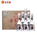 古贝春银三角 浓香型纯粮光瓶口粮白酒 42度 500ml*6瓶整箱装