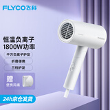 飞科（FLYCO） 电吹风机便携家用宿舍学生大功率吹风筒速干可折叠送女友 【1800W速干】负离子FH6276-奶白色