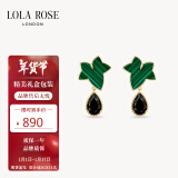 LOLA ROSE罗拉玫瑰常青藤水滴耳钉耳饰耳环新年礼物送女生生日礼物女