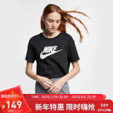 耐克NIKE女子T恤SPORTSWEAR ESSENTIAL短袖文化衫BV6176-010黑M