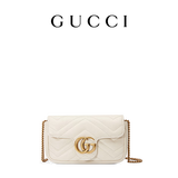 GUCCI古驰GG Marmont系列迷你手袋 白色 均码