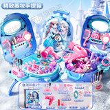 元族三岁女孩生日礼物芭比娃娃2025儿童过家家玩具公主玩偶套装大礼盒 梦幻冰雪梳妆台【化妆饰品】可收