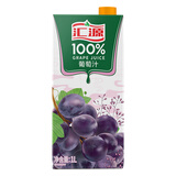 汇源【配料干净】100%葡萄果汁1L