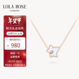 LOLA ROSE罗拉玫瑰常青藤白母贝女士项链女新年礼物送女生生日礼物女