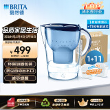 碧然德（BRITA）过滤净水器 家用滤水壶 海洋系列 3.5L(蓝色）+去水垢专家版滤芯11枚 环保加固包装