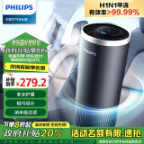 飞利浦（PHILIPS）车载空气净化器 车内杀菌除甲醛净味除异味除菌H1N1甲流 S3601