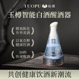 敬欢智能白酒醒酒器电动红酒分酒器酒杯套装拓璞快速醒酒解酒送礼佳品 玉樽D119 300ml 150ML