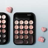 摩天手 X910 无线笔记本数字小键盘 USB无线键盘 迷你财务会计键盘 银行键盘 黑莓渐变