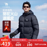 骆驼火山羽绒服1.0男士鸭绒加厚防寒面包服潮款冬季外套M13CR07089