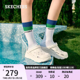 斯凯奇（Skechers）女鞋夏泡泡鞋软弹厚底增高外穿洞洞鞋凉拖鞋111127