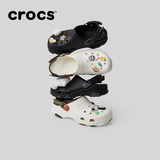 crocs卡骆驰经典特林洞洞鞋男女同款拖鞋耐磨休闲鞋|206340 黑色-001 45 (290mm)