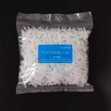 瓷砖十字架1.5mm2.5mm贴砖十字卡缝卡塑胶十字胶粒十字卡子钜惠 2.5mm约500粒