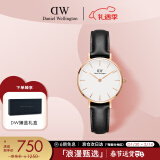 丹尼尔惠灵顿（DanielWellington）DW手表女 简约皮带女士腕表时尚欧美表新年礼物送女友DW00100230