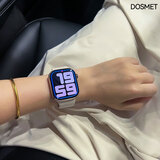 DOSMET智能手表情侣对表蓝牙电话顶配版watch运动跑步健康手环心率NFC男女士适用于oppovivo机送女友礼物 三表带-玫金【蓝牙通话+双支付+NFC+全功能】 适用于OPPO一加VIVO苹果