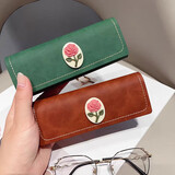 范爷家眼镜盒便携女高级感复古日系抗压大容量近视眼睛盒子墨镜收纳包男