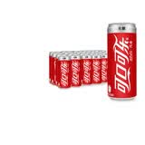 可口可乐（Coca-Cola） 健怡无糖汽水碳酸饮料 摩登罐 健怡无糖可乐330ml*24罐