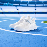 361°童鞋 儿童跑鞋25春秋男女童3-14岁缓震校园小白鞋 白32