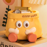 范爷家创意玄关收纳摆件仿纸袋笔筒杂物整理盒家居茶几客厅办公桌面装饰