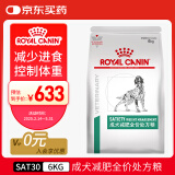 皇家处方狗粮减肥成犬狗粮健康减脂全价处方狗粮SAT30/6KG