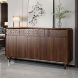 赫氏博雅实木鞋柜家用门口2025新款爆款大容量玄关入户鞋柜收纳柜一体靠墙 1.4m长