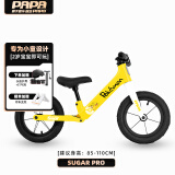 PAPABIKE宝可梦联名入门款平衡车儿童无脚踏宝宝滑步车12寸学步车2-5岁 比卡丘联名款【升级】 12寸