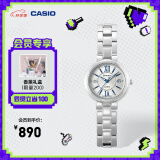 卡西欧（CASIO） SHEEN系列守护星SHE-4528防水女士手表石英表腕表礼盒礼物 SHE-4528D-7AUPR