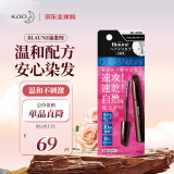 花王（KAO）Blaue染发笔遮盖白染发棒速干补染棒临时遮盖一刷即染 自然黑色