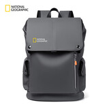 国家地理定制双肩包大容量背包商务男士新款16寸内电脑包初高中用 深灰色-升级款（可放16寸电脑）