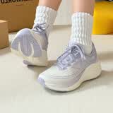 安踏叶子6丨运动鞋女鞋夏季网面厚底缓震跑步鞋女透气休闲鞋跳绳鞋女