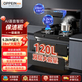 欧派（OPPEIN）官方正品集成灶一体式多功能蒸烤箱消毒一体灶家用集成灶烹饪中心带暖菜宝AI语音控制 消毒柜款【变频智能AI】-801BT 液化气