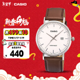 卡西欧（CASIO）手表男商务简约学生考试石英日韩表圣诞礼物送男生MTH-1060L-7A