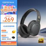 漫步者（EDIFIER）W820NB经典版 头戴蓝牙主动降噪耳机 金标认证 手机电脑笔记本耳机 典雅灰