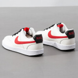 耐克（NIKE）男鞋板鞋 25春夏新款时尚运动鞋舒适耐磨低帮运动休闲鞋滑板鞋 COURT VISION/白黑红 39