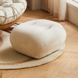 爱必居摇摇椅阳台懒人沙发脚踏 白色