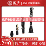 星海单簧管乐器 高端黑檀木二节管降B调黑管成人儿童院校交响乐团演奏 64+65双二节管配置（配件齐全）